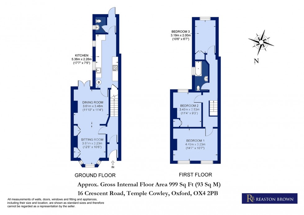 Floorplan for Temple Cowley, Oxfordshire